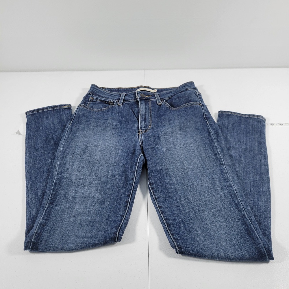 Levi's 721 High Rise Skinny Jeans Women's 28x30 Medium‎ Wash Stretch Denim